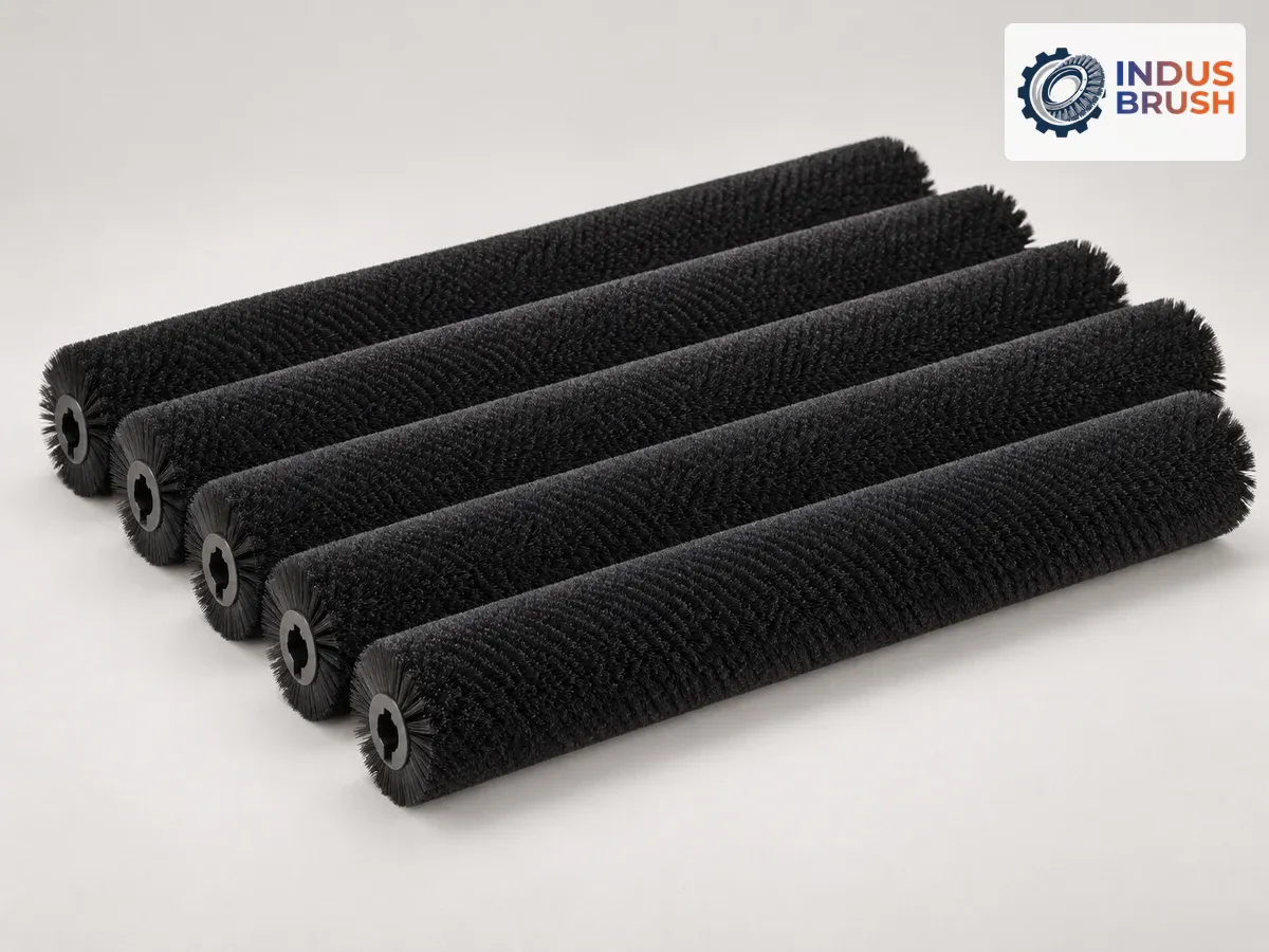 Natural-Hair Fruit Buffing Roller Brush — product view 1