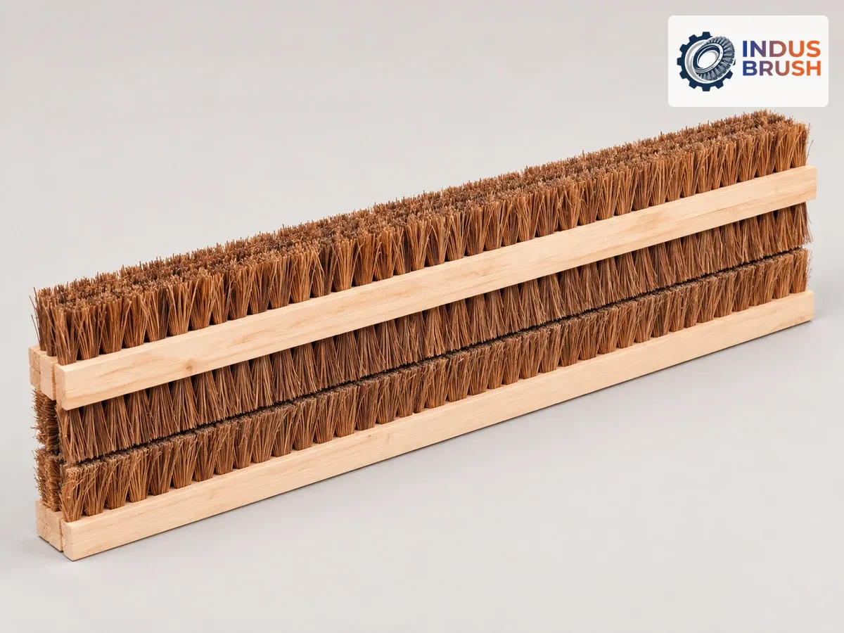 Coconut Coir Wooden Strip Brush — product view 1