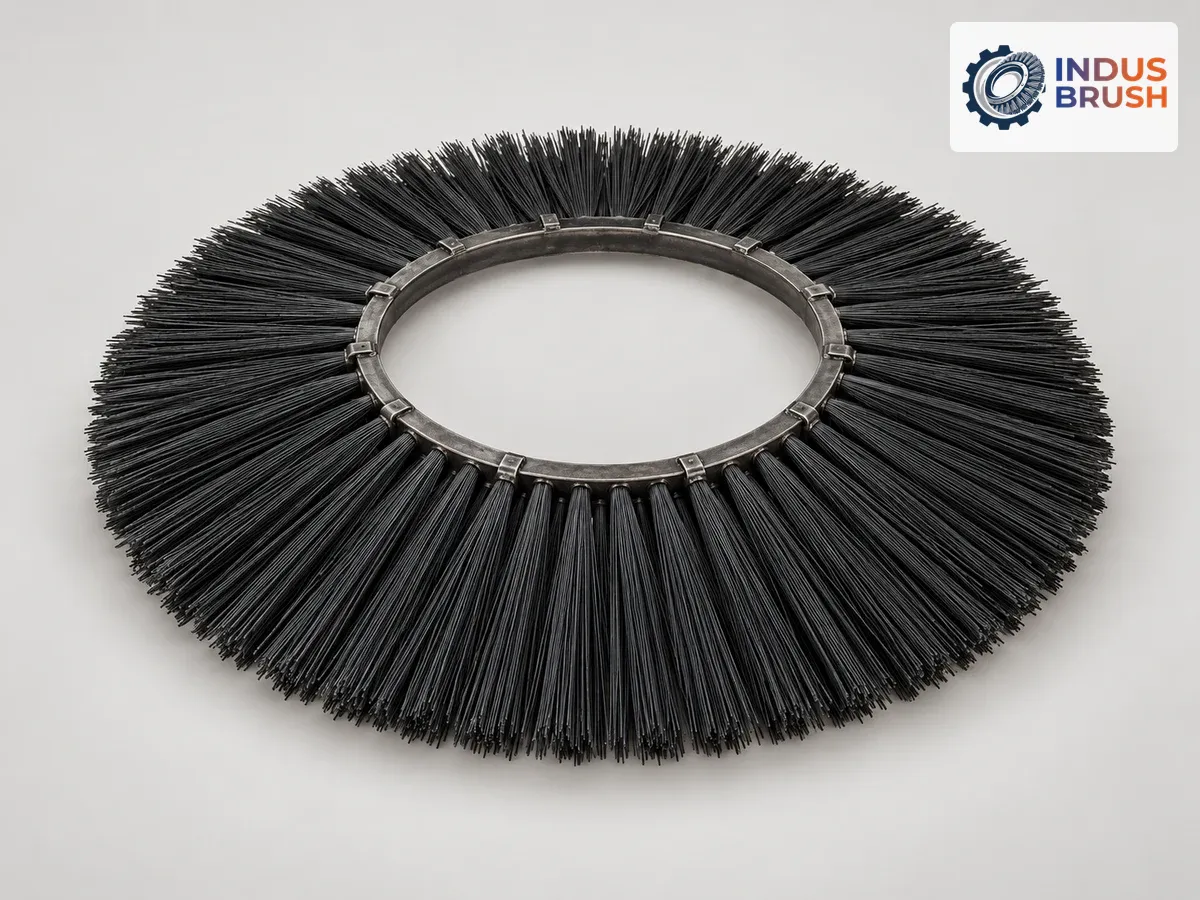 Conical / Flat Wafer Brush Disc — product view 1 (representative illustration)