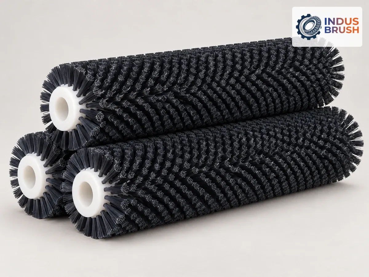 Hollow-Core Textile Roller Brush — product view 1