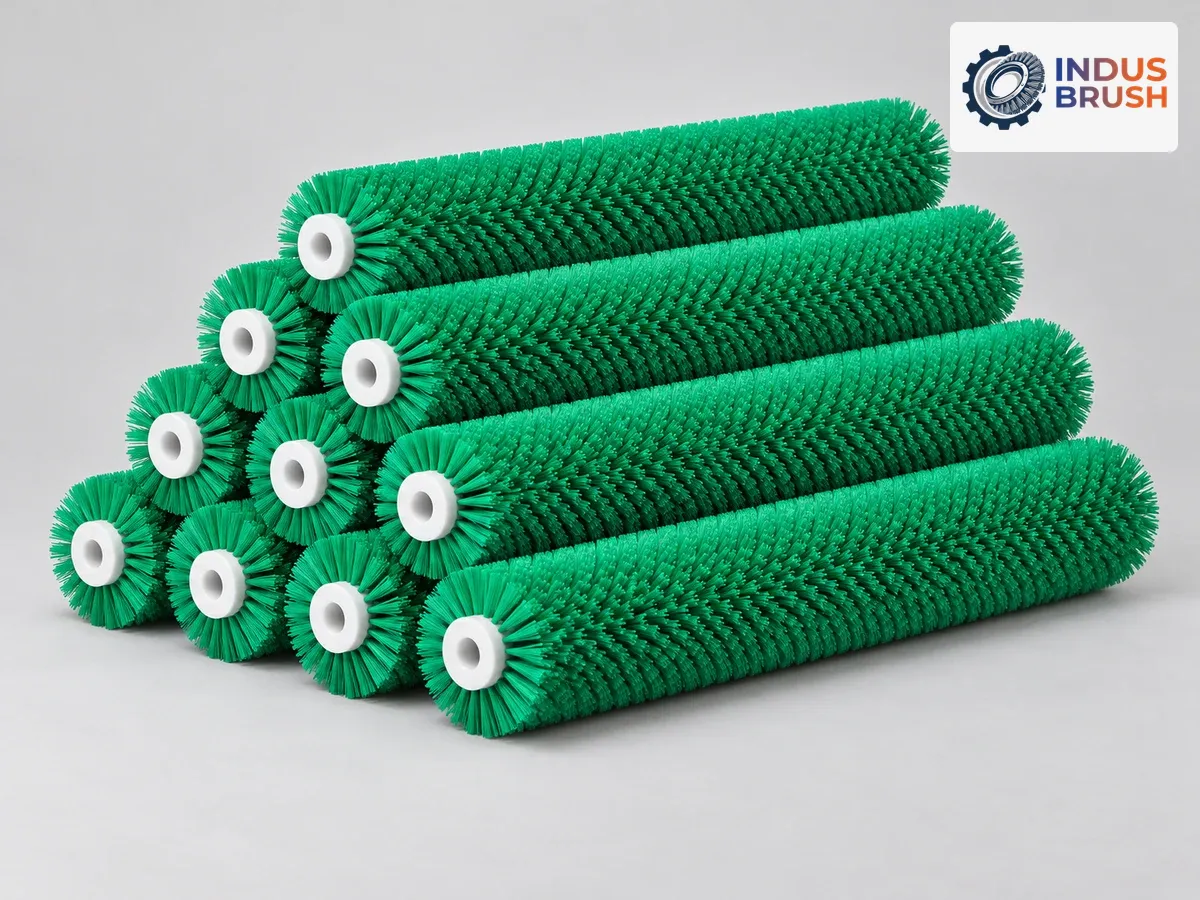 Soft Green Nylon Kinnow Washing Roller — product view 2
