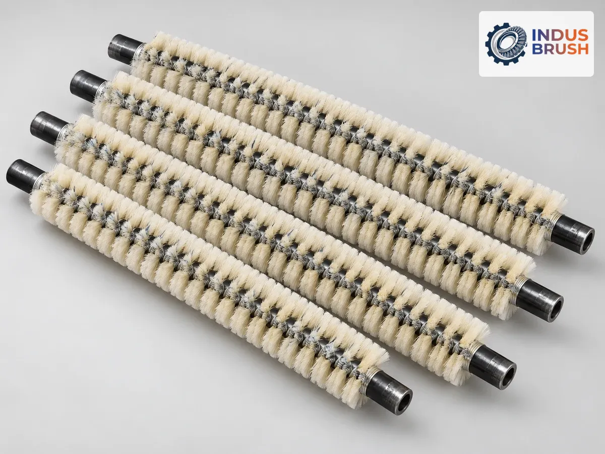 Wooden-Sleeve Industrial Roller Brush — product view 1